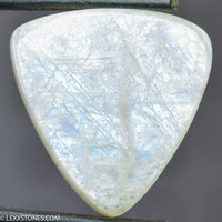 Shimmering Adularescent Tanzanian Blue Moonstone Cabochon Hand Crafted By LEXX STONES 47.5 Carats
