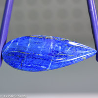 Stunning Deep Royal Blue Lapis Lazuli Gemstone Cabochon Hand Crafted By LEXX STONES 65 Carats