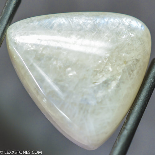 Shimmering Adularescent Tanzanian Blue Moonstone Cabochon Hand Crafted By LEXX STONES 47.5 Carats