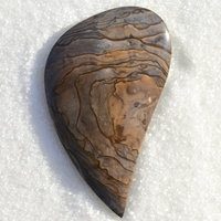 Scenic Blue Biggs Jasper Gemstone Cabochon Hand Crafted By LEXX STONES 46 Carats