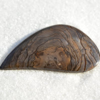 Scenic Blue Biggs Jasper Gemstone Cabochon Hand Crafted By LEXX STONES 46 Carats