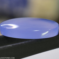 Rare Namibian Gem Blue Otjoruharui  Chalcedony Gemstone Cabochon Hand Crafted By LEXX STONES 10 carats