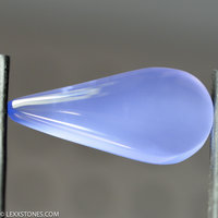 Rare Namibian Gem Blue Otjoruharui  Chalcedony Gemstone Cabochon Hand Crafted By LEXX STONES 16 carats