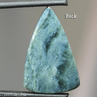 Vonsen Blue  Nephrite Jade Gemstone Cabochon Hand Crafted by LEXX STONES 37 Carats