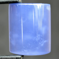 Rare Namibian Gem Blue Otjoruharui Chalcedony Gemstone Cabochon Hand Crafted By LEXX STONES 14 carats