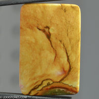 Scenic Rocky Butte Picture Jasper Gemstone Cabochon Hand Crafted By LEXX STONES 61 Carats