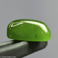 High Grade Siberian Nephrite Jade  Gemstone Cabochon Hand Crafted by LEXX STONES 7 Carats