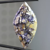 Rare Brecciated Tiffany Stone Gemstone Cabochon Hand Crafted By LEXX STONES 55 Carats