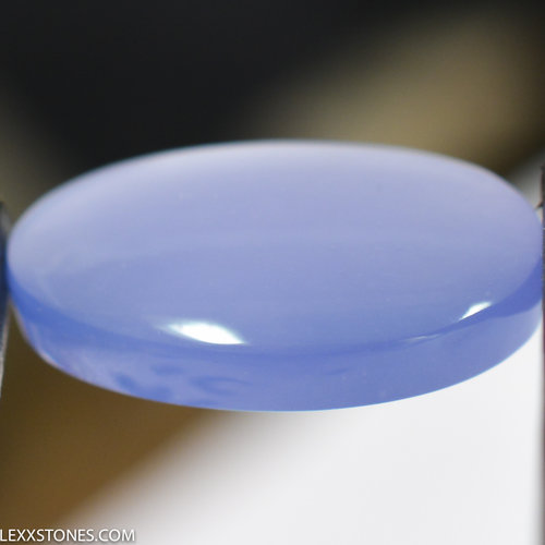 Rare Namibian Gem Blue Otjoruharui  Chalcedony Gemstone Cabochon Hand Crafted By LEXX STONES 10 carats