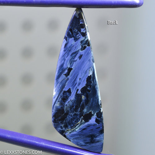 Flashy Rare Chatoyant Namibian Electric Blue Purple Pietersite Gemstone Cabochon Hand Crafted By LEXX STONES 59 Carats