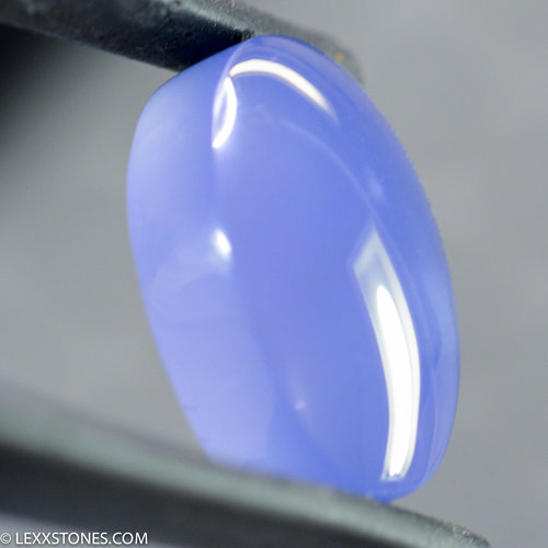 Rare Namibian Gem Blue Otjoruharui Chalcedony Gemstone Cabochon Hand Crafted By LEXX STONES 35 carats