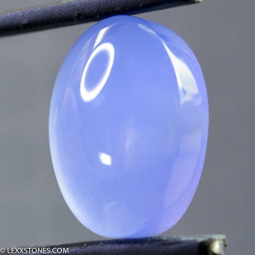 Rare Namibian Gem Blue Otjoruharui Chalcedony Gemstone Cabochon Hand Crafted By LEXX STONES 35 carats