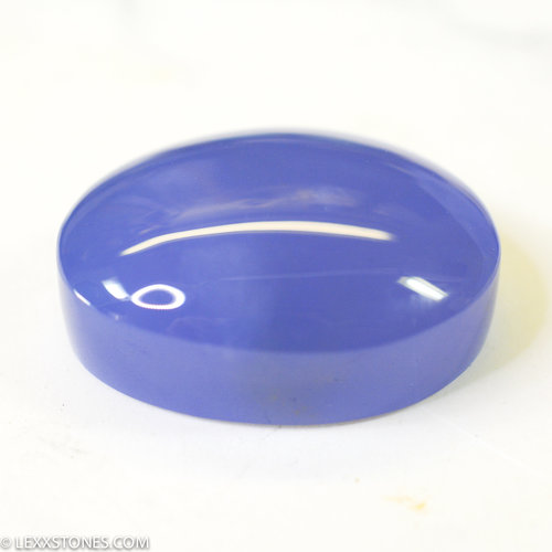 Rare Namibian Gem Blue Otjoruharui Chalcedony Gemstone Cabochon Hand Crafted By LEXX STONES 35 carats