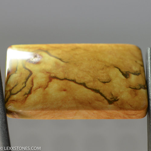 Scenic Rocky Butte Picture Jasper Gemstone Cabochon Hand Crafted By LEXX STONES 61 Carats