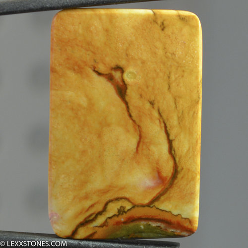 Scenic Rocky Butte Picture Jasper Gemstone Cabochon Hand Crafted By LEXX STONES 61 Carats