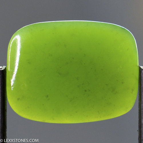 High Grade Wyoming Apple Green Nephrite Jade Gemstone Cabochon Hand Carved by LEXX STONES 19.5 Carats