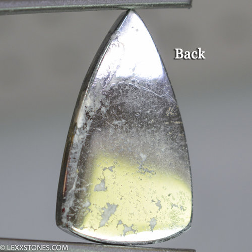 Rare Native Silver In Cobaltite Gemstone Cabochon Hand Crafted by Lexx Stones 103 Carats