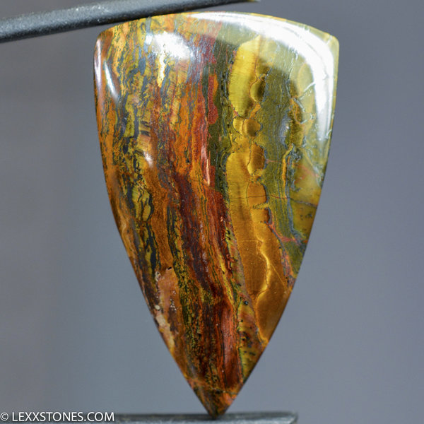 Australian Brockman Marra Mamba Chatoyant Gemstone Cabochon Hand Cut And Polished By LEXX STONES 52 Carats
