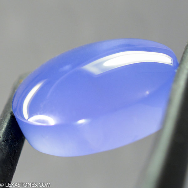 Rare Namibian Gem Blue Otjoruharui Chalcedony Gemstone Cabochon Hand Crafted By LEXX STONES 35 carats